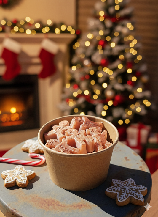 Christmas Gingerbread (Vanilla Chai Scented) 4oz Wax tarts