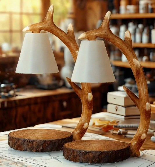 Antler Candle Warmer Lamp with Timer, and Dimmer