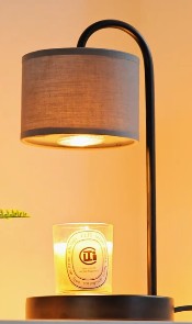 Shade Candle Warmer Lamp with Timer, and Dimmer