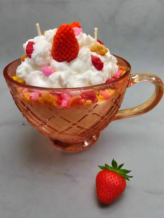 Strawberry Torte Dessert Candle 10 oz net