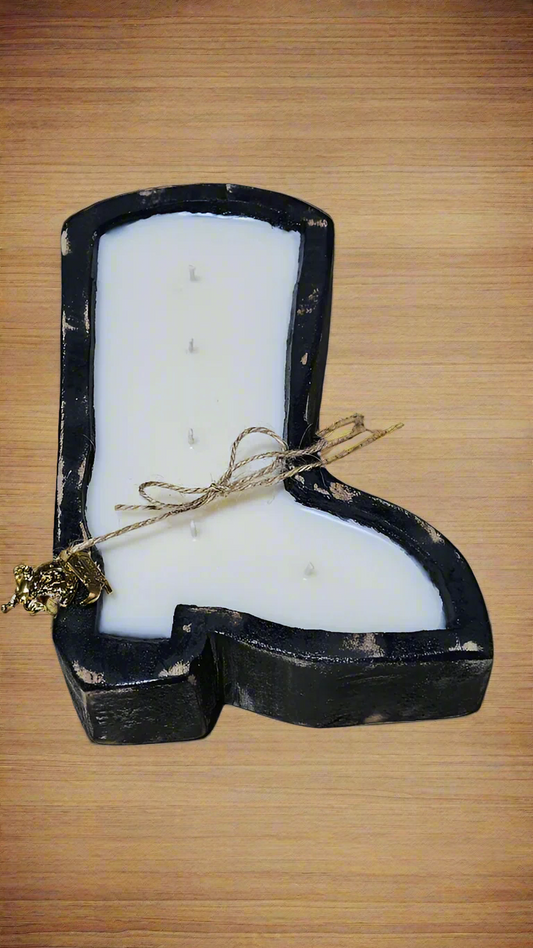 Cowboy Boot Candle - Heel to Toe 13 oz - (Choose your own fragrance)