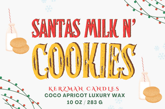 Christmas Mug - Santas Milk n Cookies Candle 10 oz
