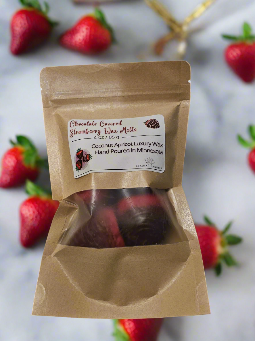 Chocolate Covered Strawberry Wax Melts 4oz Bag