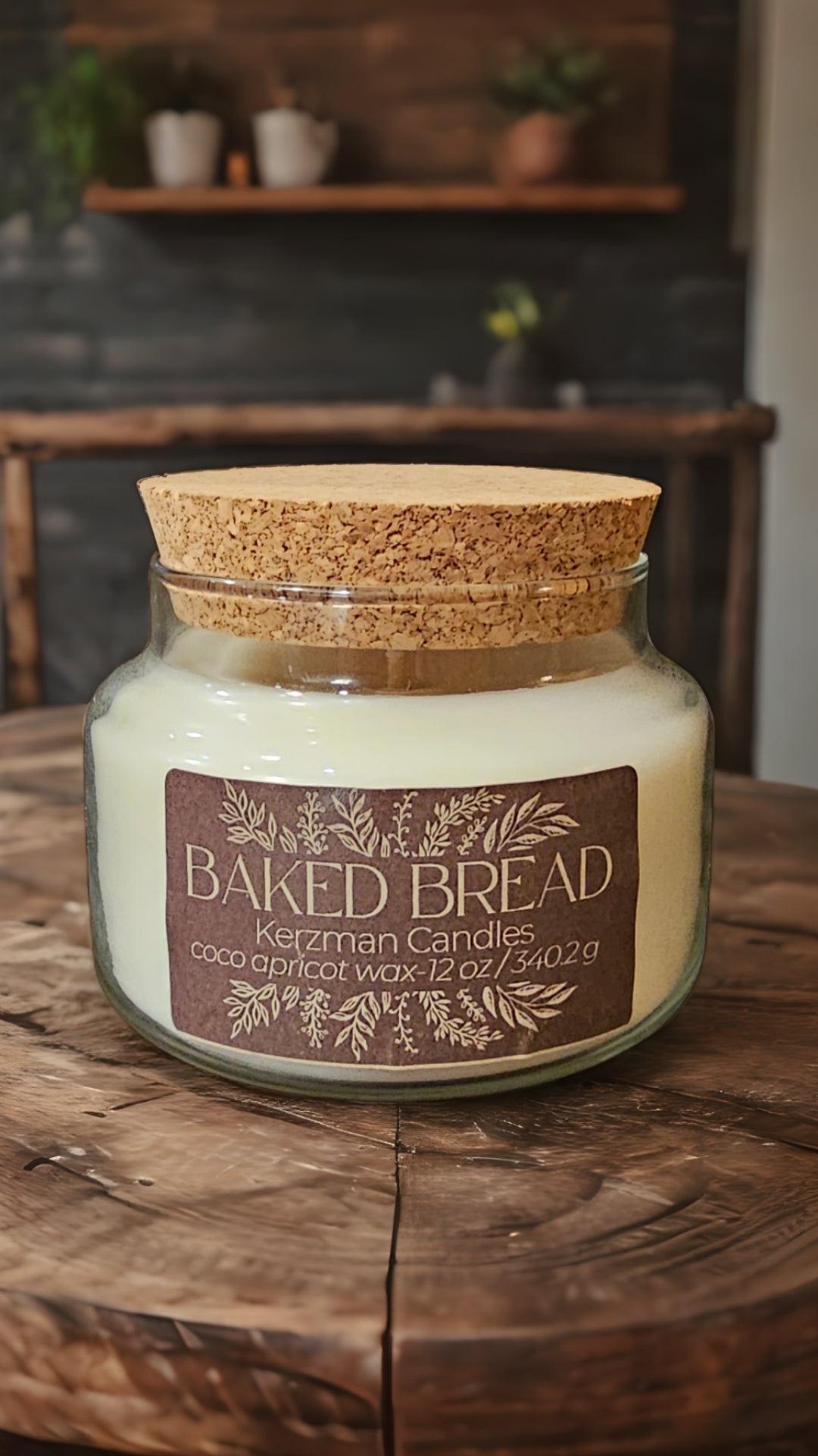 Baked Bread Candle 12 oz