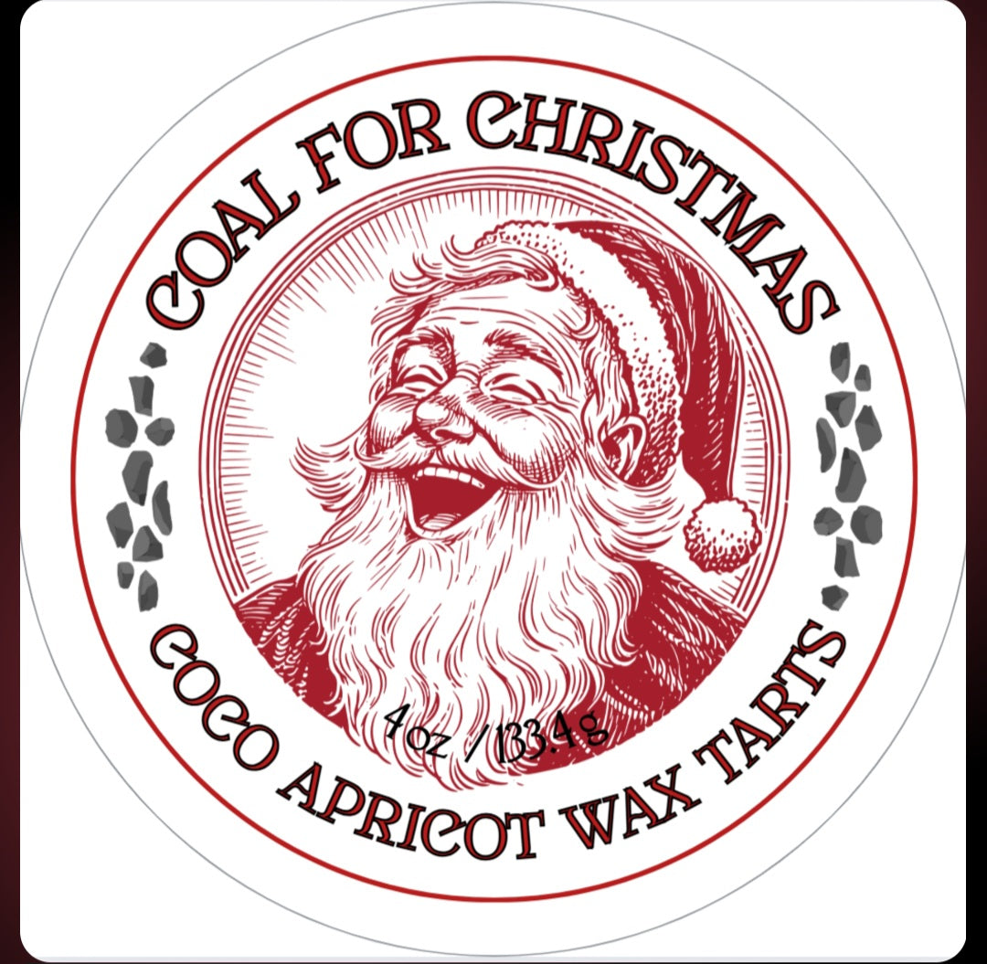 Coal for Christmas 4oz Wax tarts