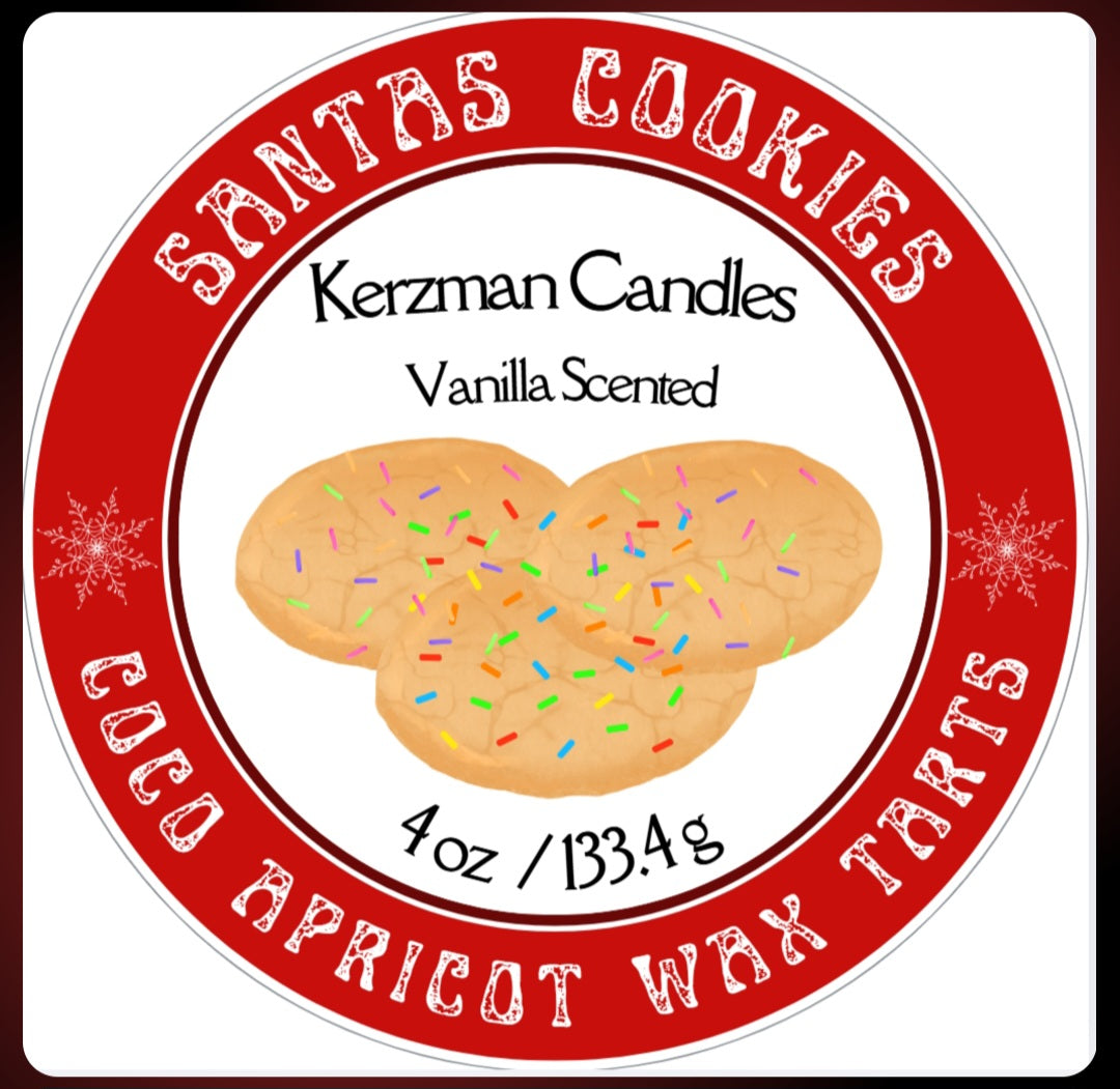 Santa's Cookies 4oz Wax tarts